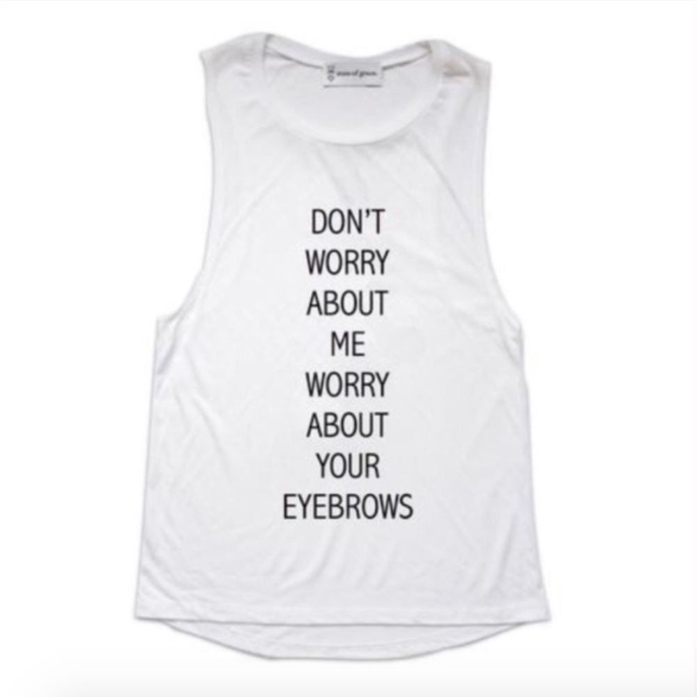 NWT State of Grace white muscle tank top